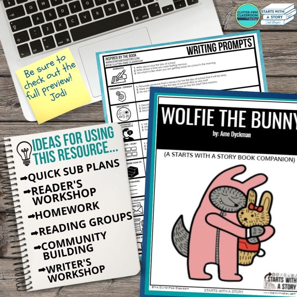 Wolfie the Bunny book companion