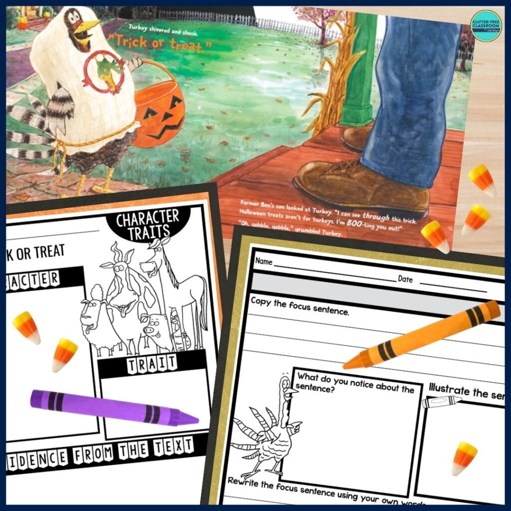 Turkey Trick or Treat activities