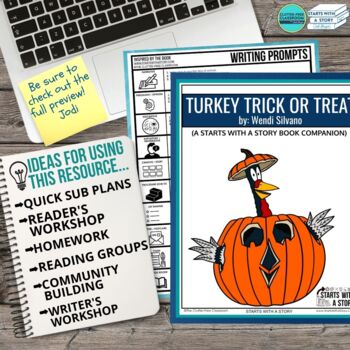 Turkey Trick or Treat book companion