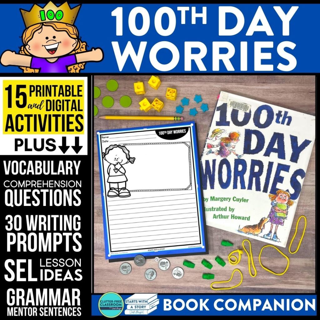 100th Day Worries resource for elementary teachers