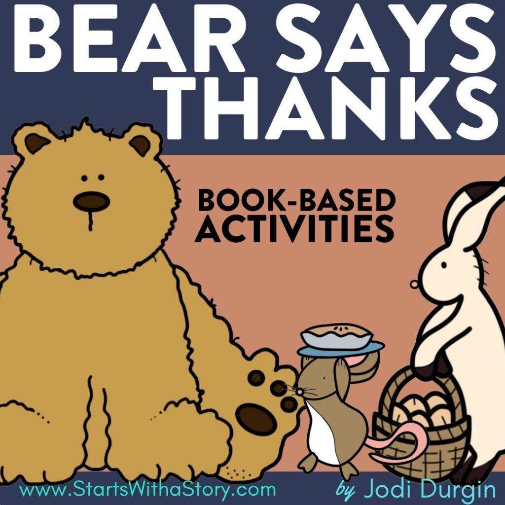 Bear Says Thanks book companion cover