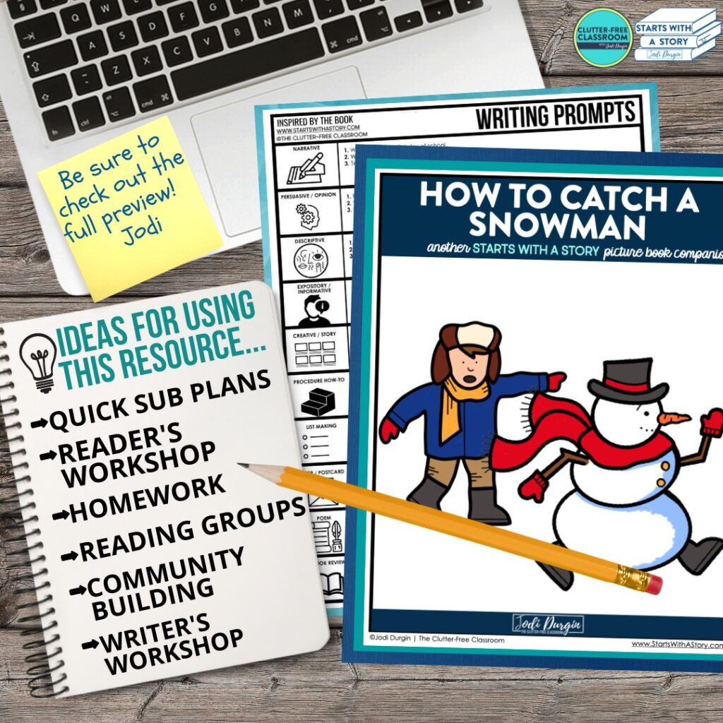 How to Catch a Snowman book companion