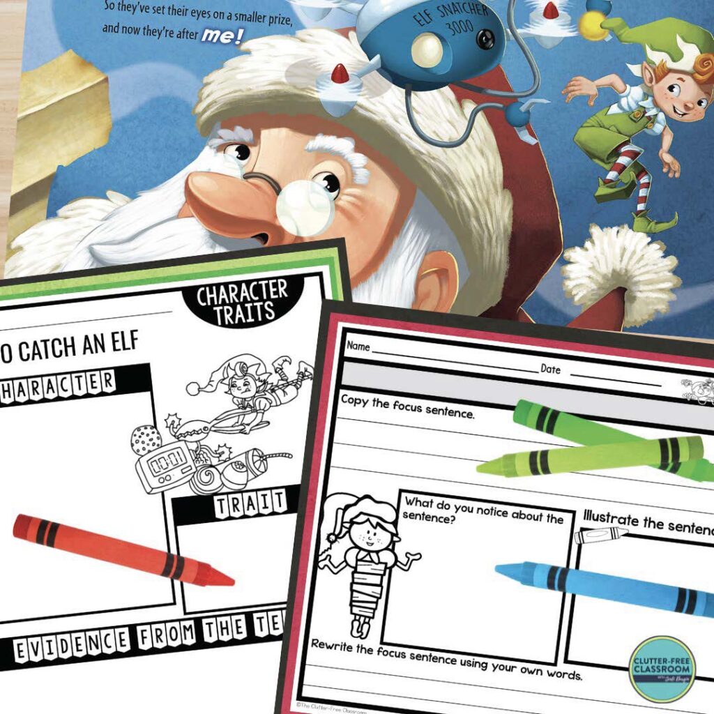 How to Catch an Elf worksheets