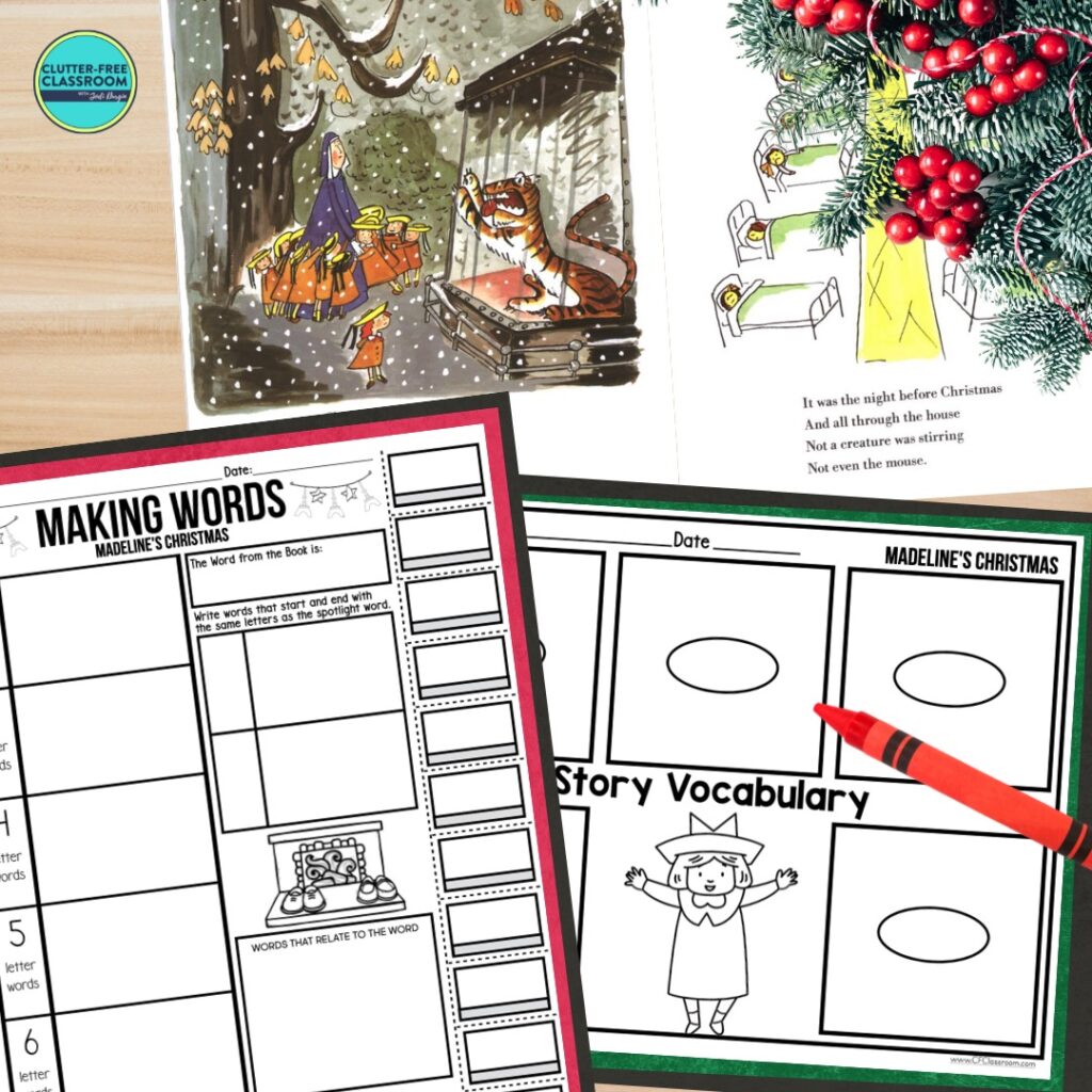 Madeline's Christmas worksheets