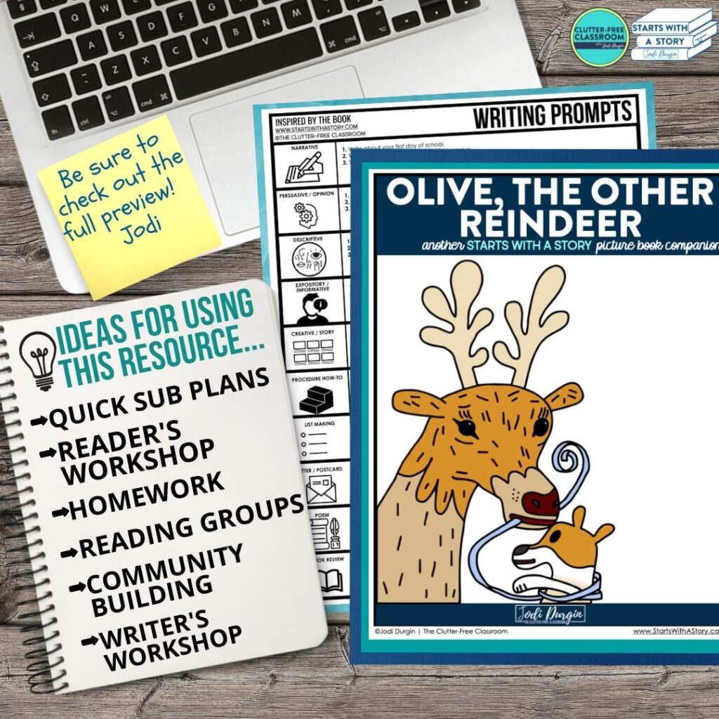 Olive, the Other Reindeer book companion