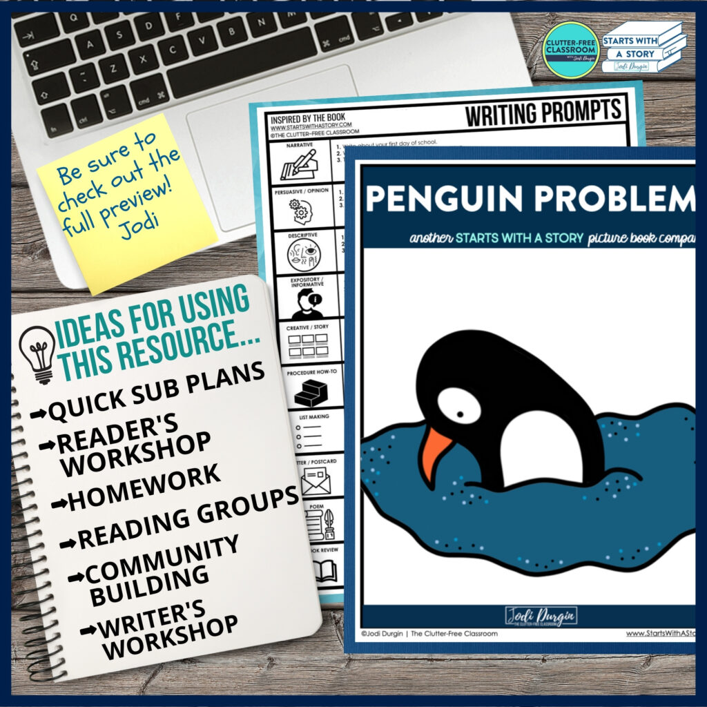 Penguin Problems book activities