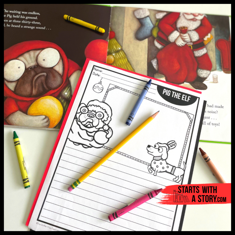 Pig the Elf book and activity