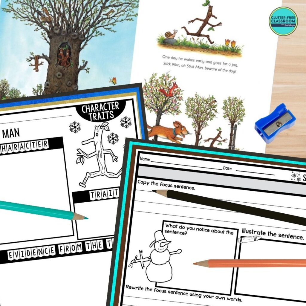 Stick Man worksheets