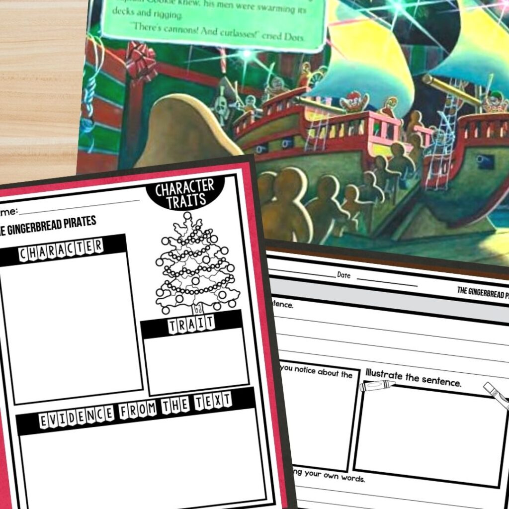 The Gingerbread Pirates worksheets