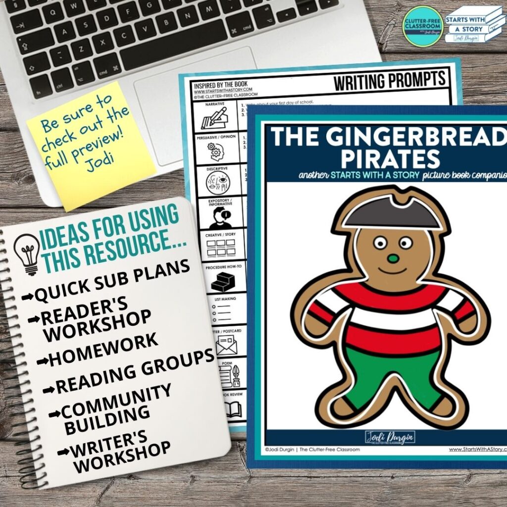 The Gingerbread Pirates book companion