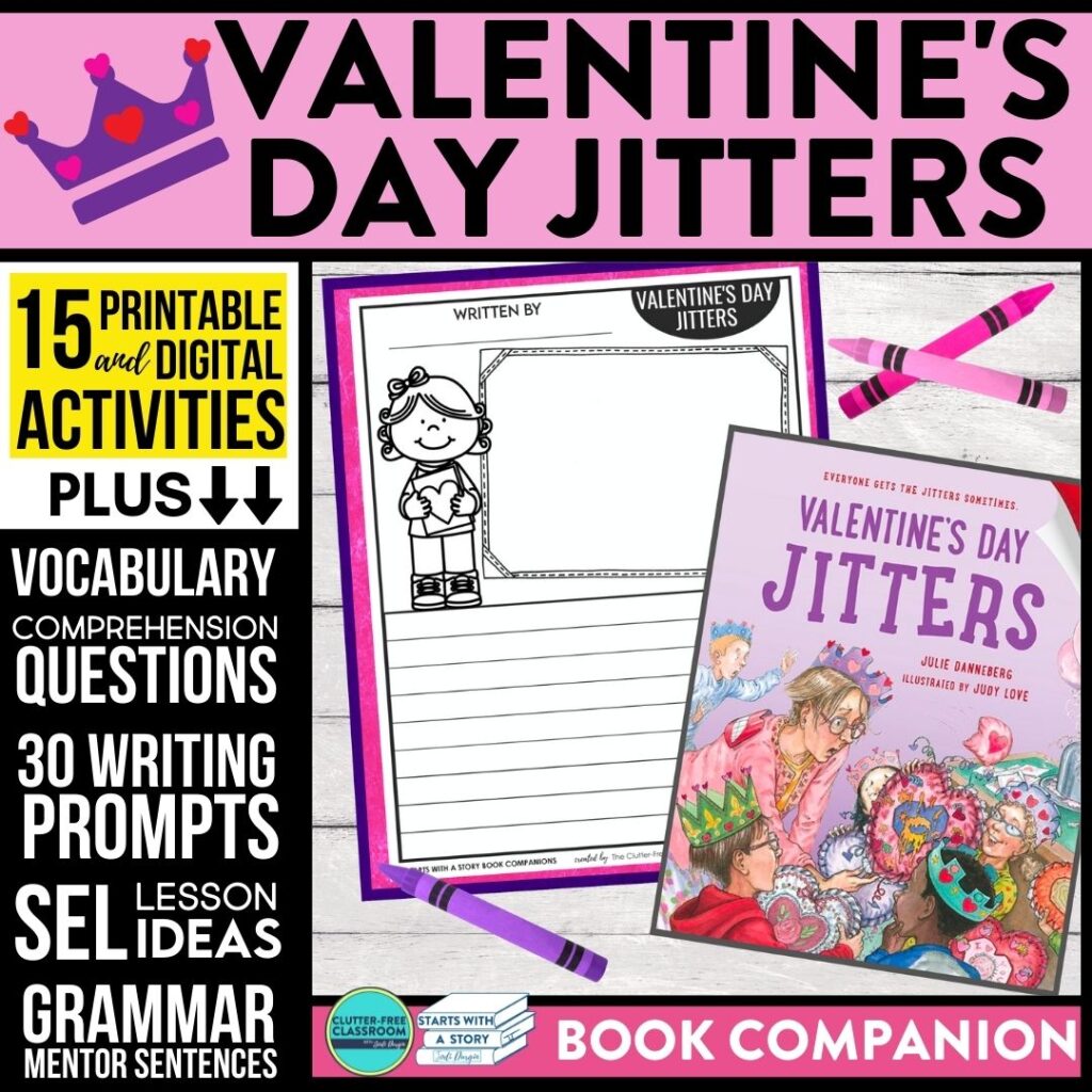 Valentine's Day Jitters book companion