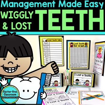 wiggly tooth classroom poster and other teeth activities for kids