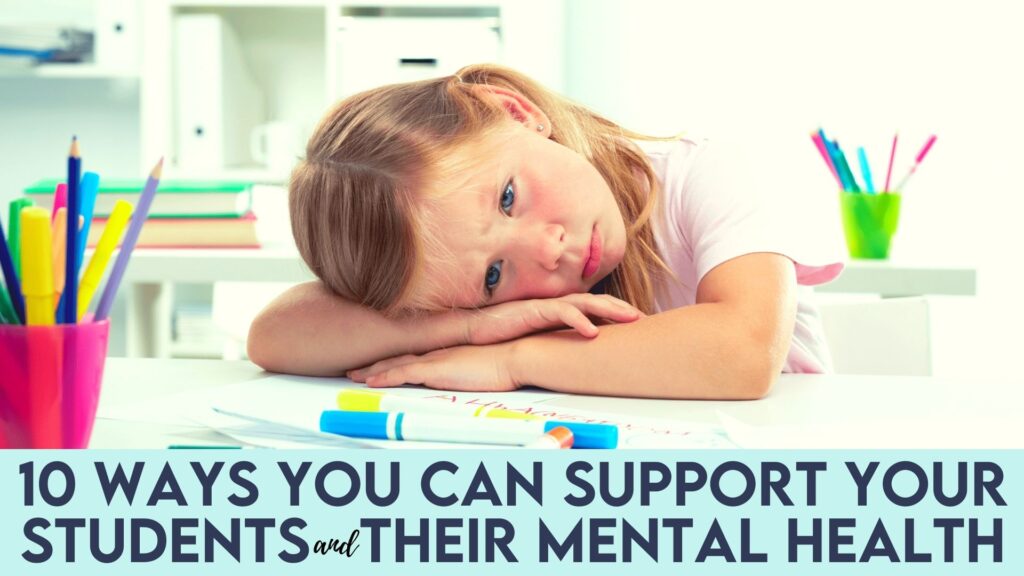 elementary student struggling with her mental health