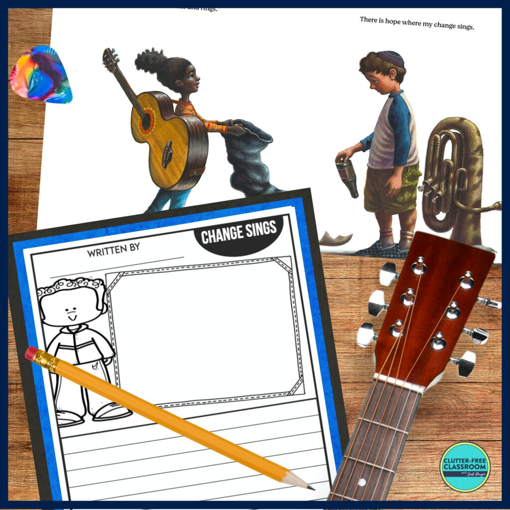 Change Sings book and writing activity
