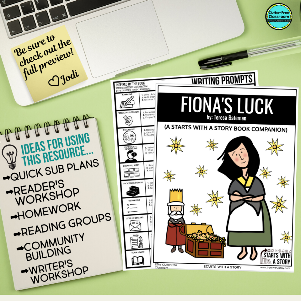 Fiona's Luck book companion