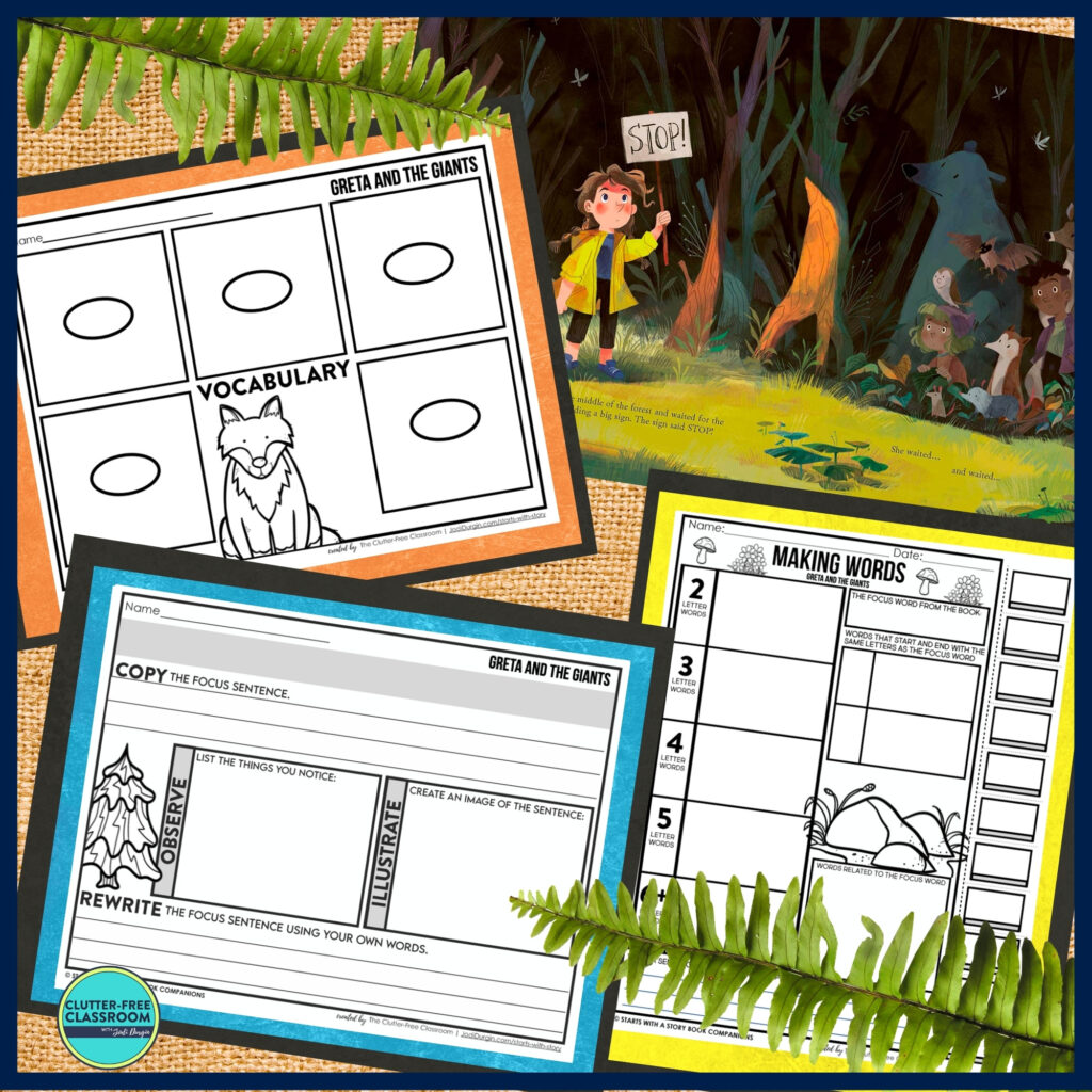 Greta and the Giants book and activities