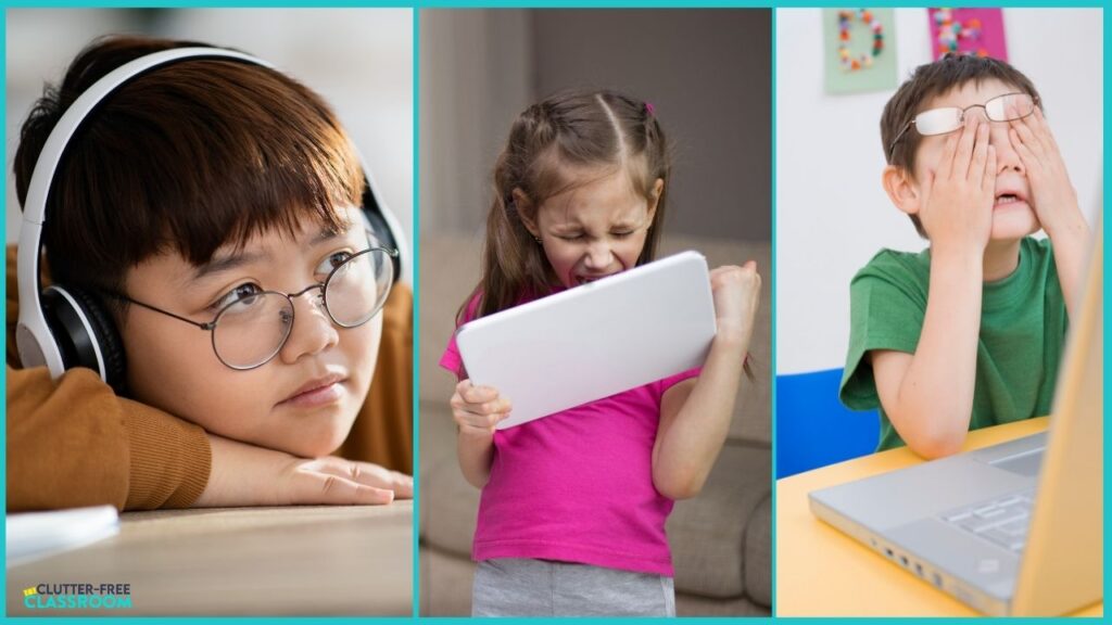 3 kids struggling with remote learning in their own way