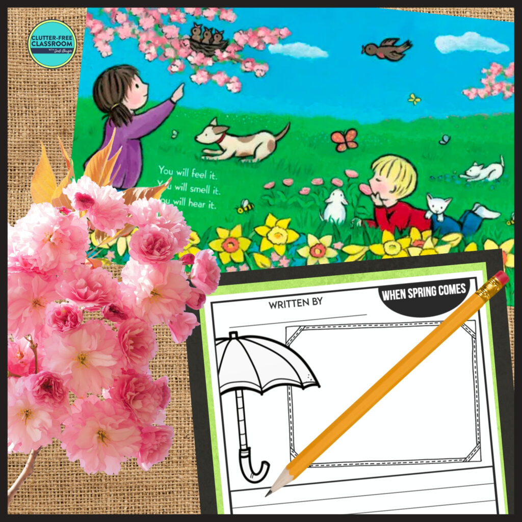 When Spring Comes writing activity