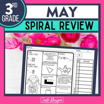 3rd grade May spiral review activities