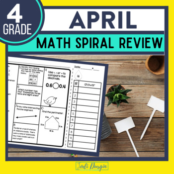 4th grade math spiral review worksheets