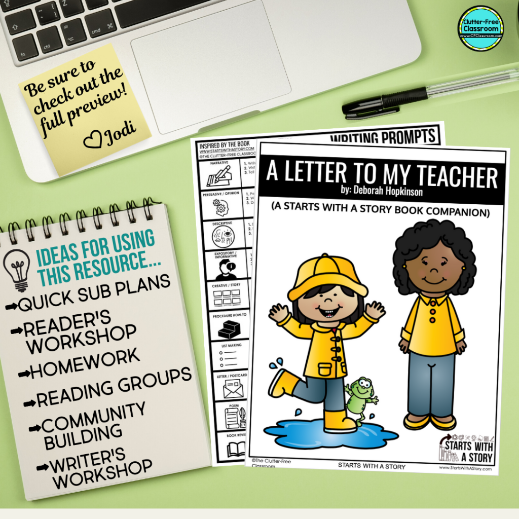 A Letter to my Teacher book companion