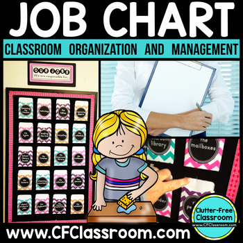 classroom job chart display