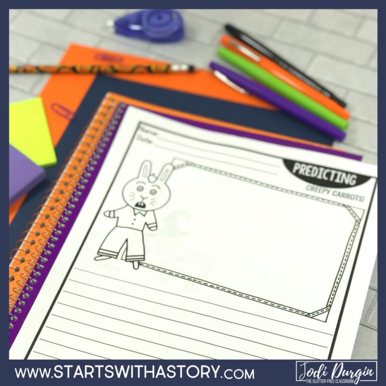 Creepy carrots activities and lesson plans for 2023 clutter free classroom by jodi durgin