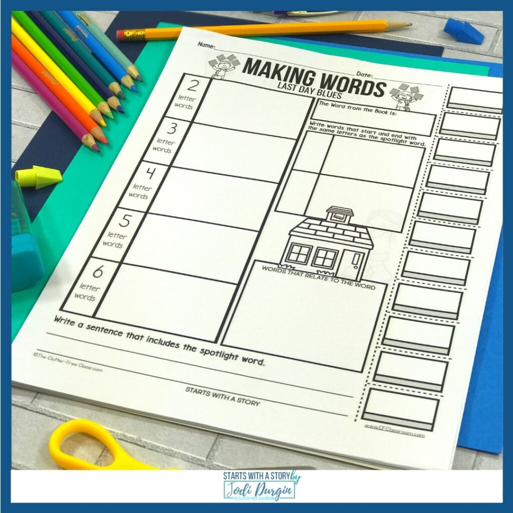 Last Day Blues Activities and Lesson Plans for 2024 - Clutter-Free  Classroom