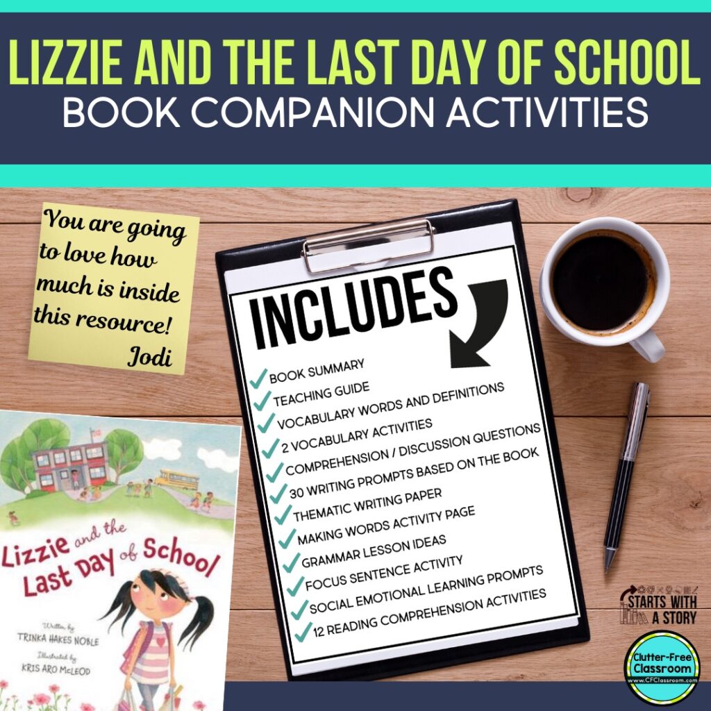 Lizzie and the Last Day of School book companion