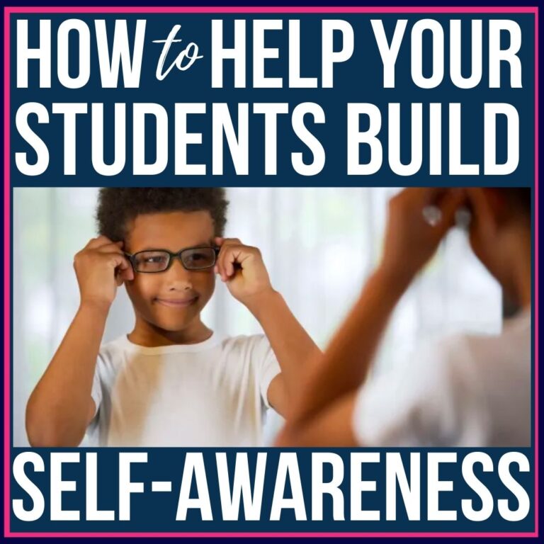 how to help your students build self-awareness