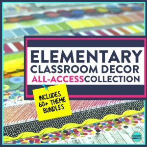elementary classroom decor collection