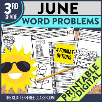 June 3rd grade word problems