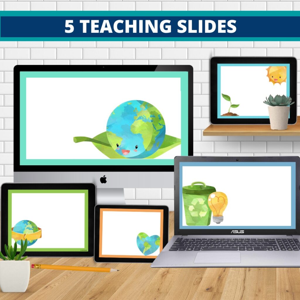 recycling classroom decor teaching slides