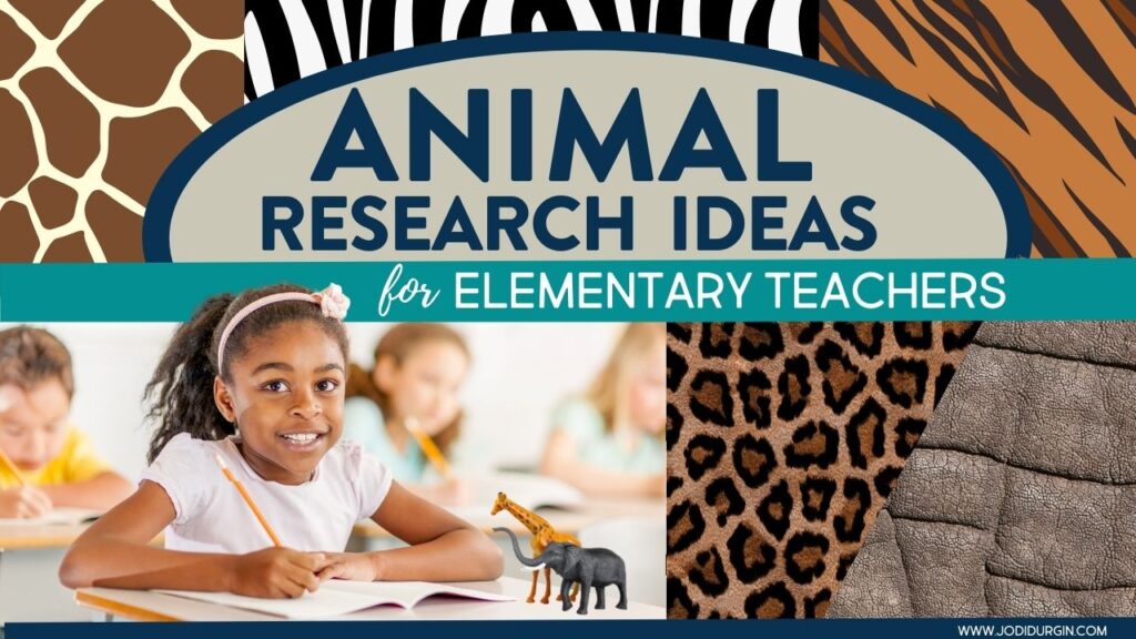 animal research project printable