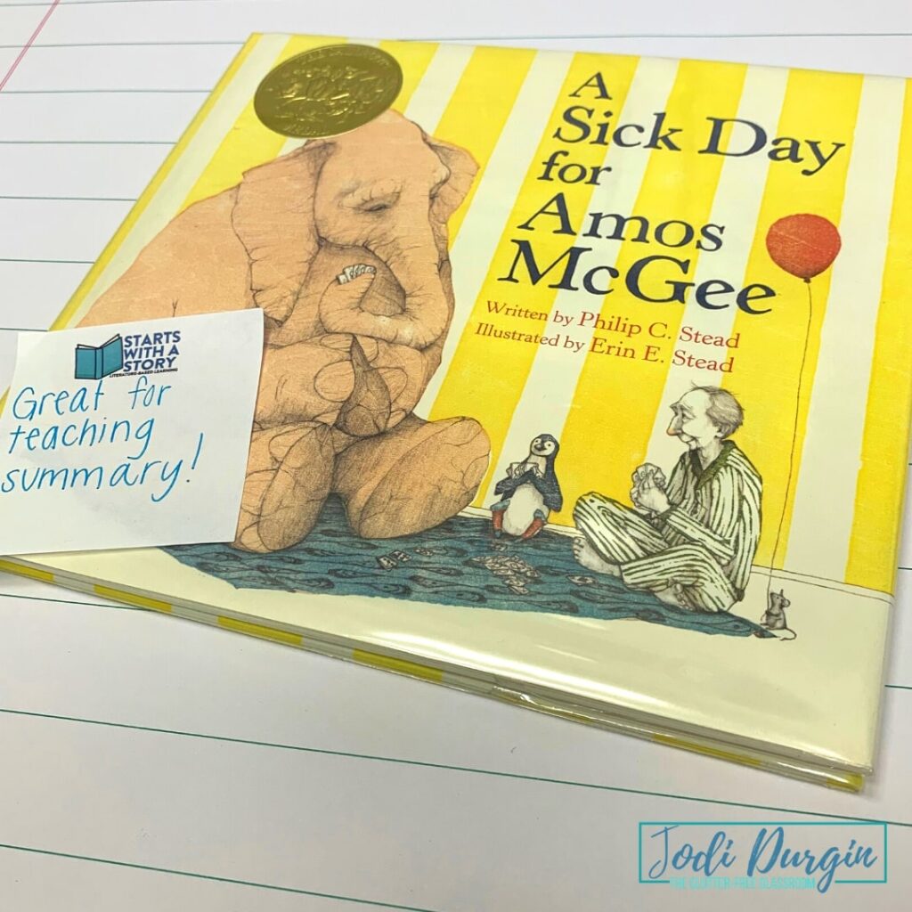 A Sick Day for Amos McGee book cover