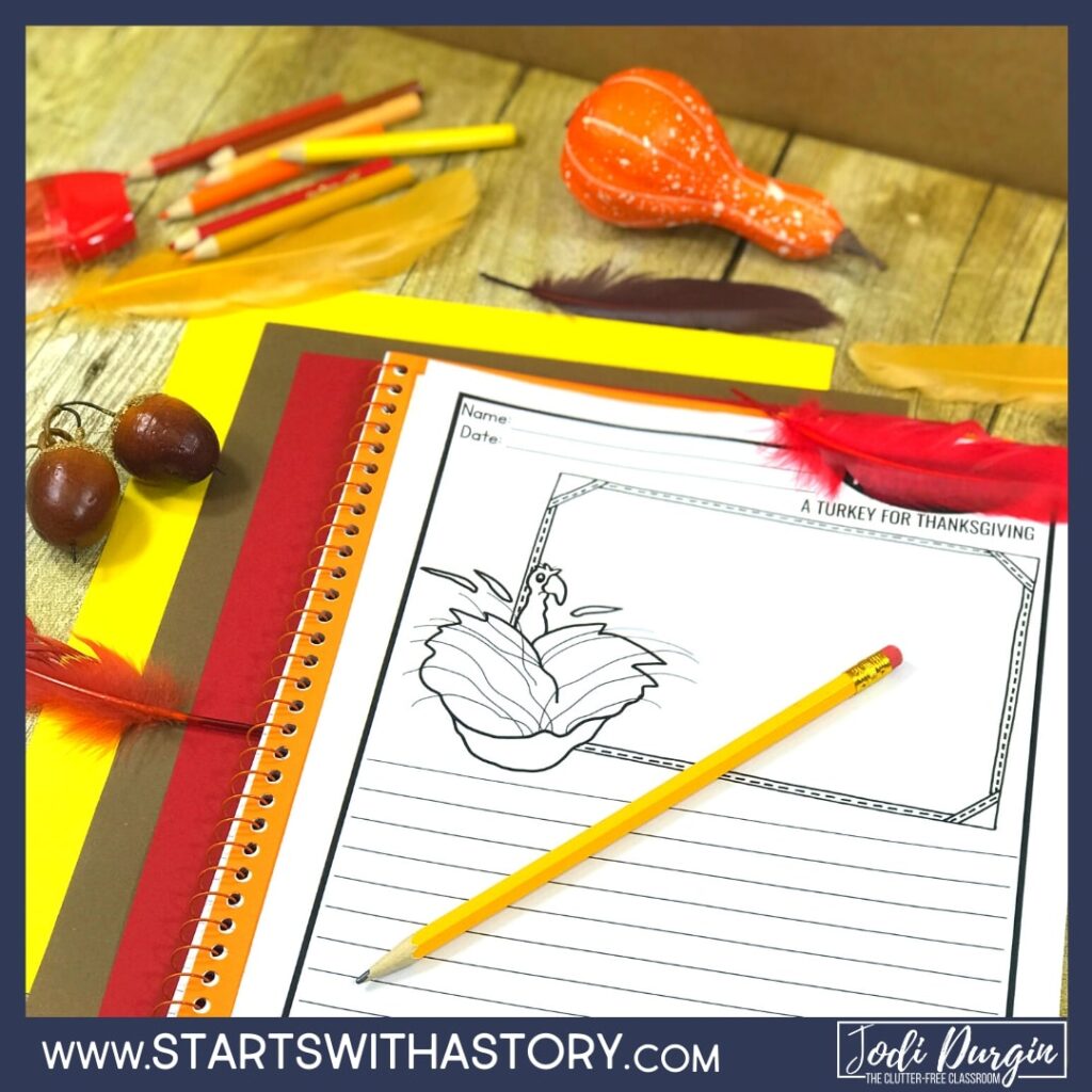 A Turkey for Thanksgiving writing activity