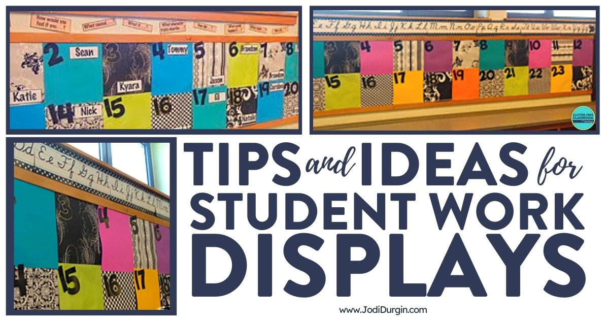Student Work Display Ideas for Elementary Teachers in 2024 Teaching