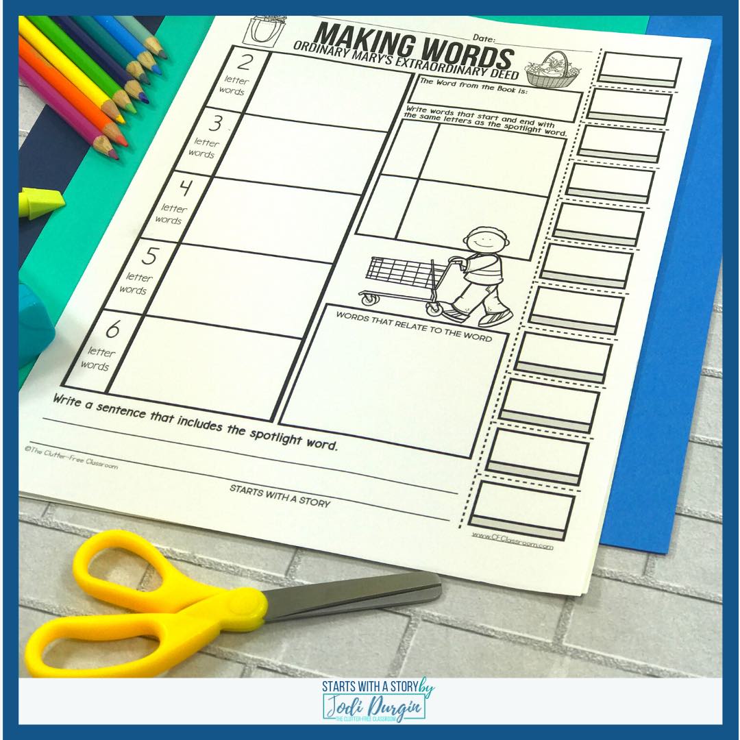 Ordinary Mary's Extraordinary Deed Activities and Lesson Plans for 2024