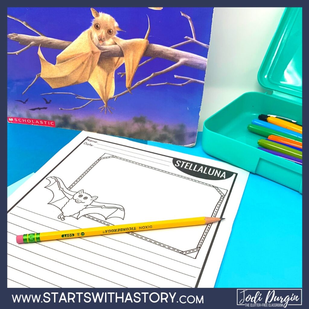 Stellaluna book and writing activity