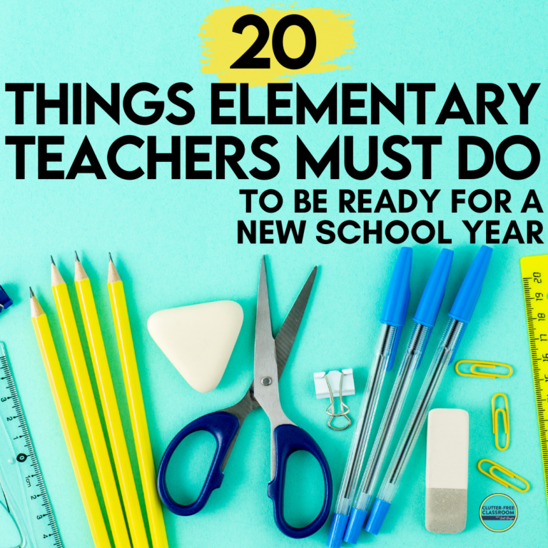 teacher checklists