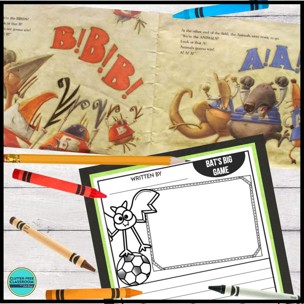 Bat's Big Game book and activity