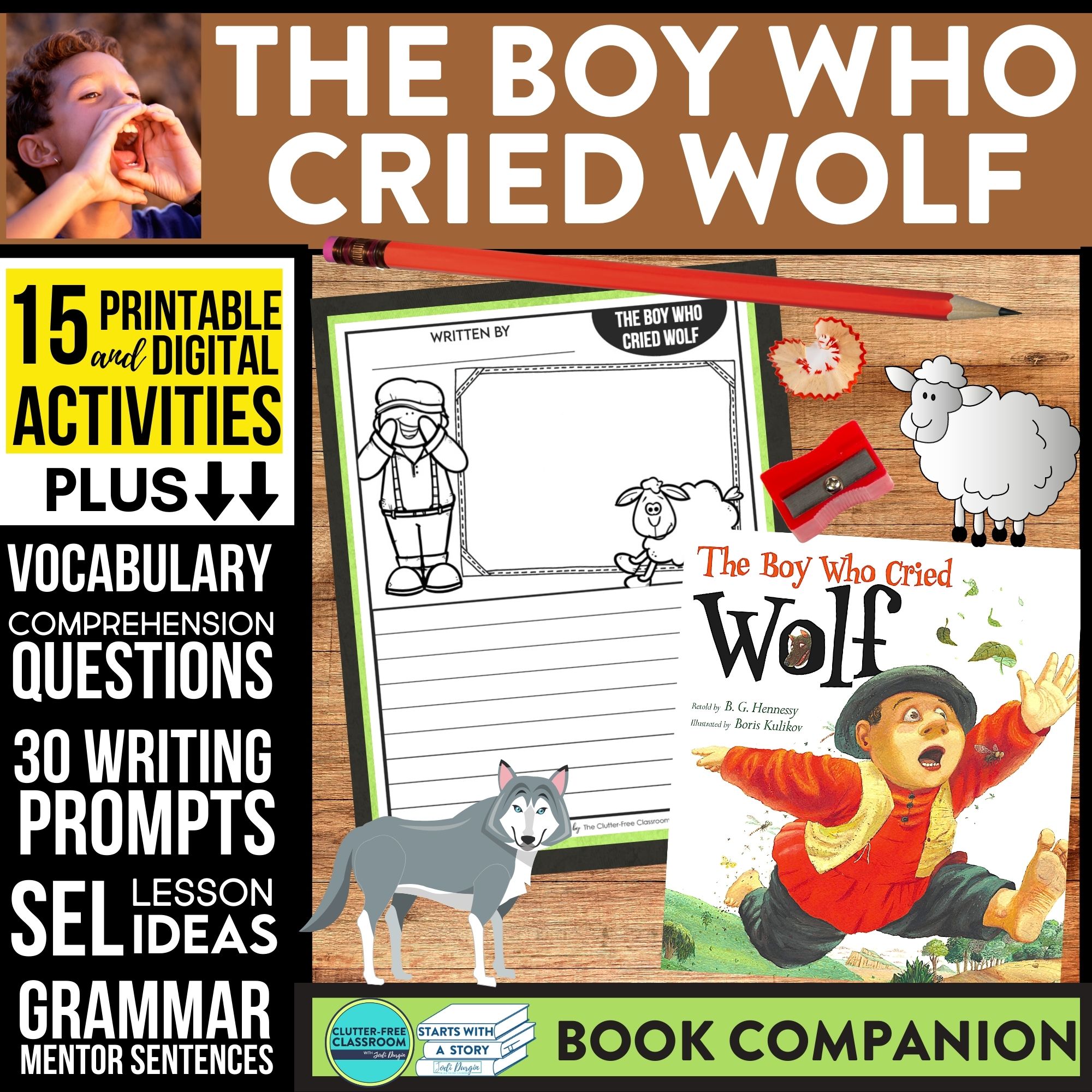 The Boy Who Cried Wolf Activities and Lesson Plans for 2023 - Clutter-Free  Classroom | by Jodi Durgin