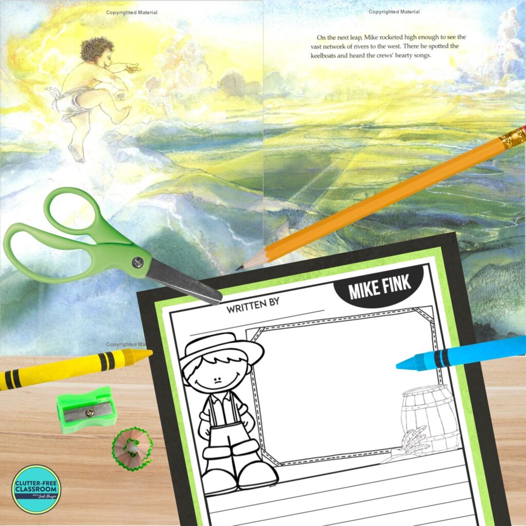 Mike Fink book and writing activity