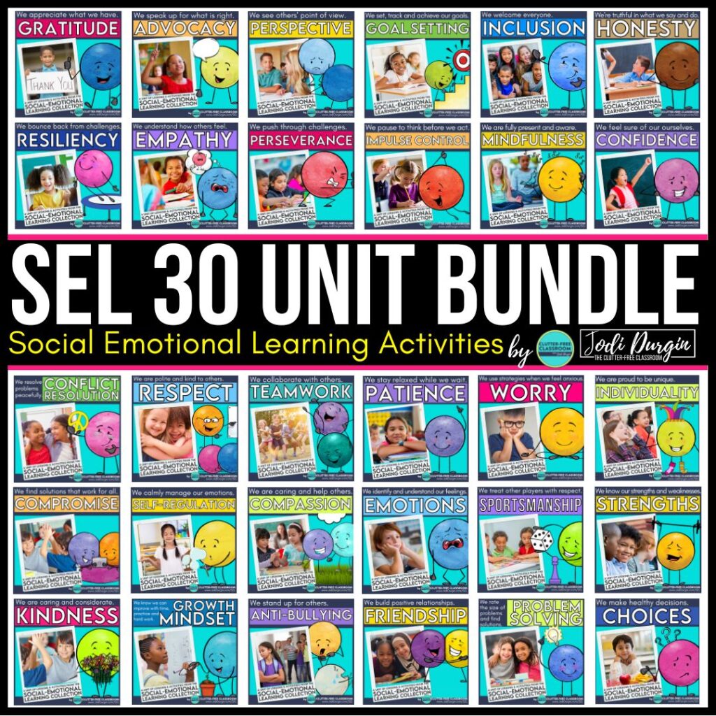 Social Emotional Learning Units Bundle