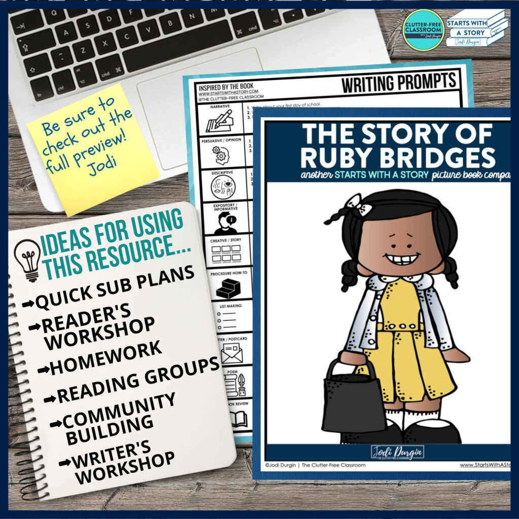 The Story of Ruby Bridges book activities