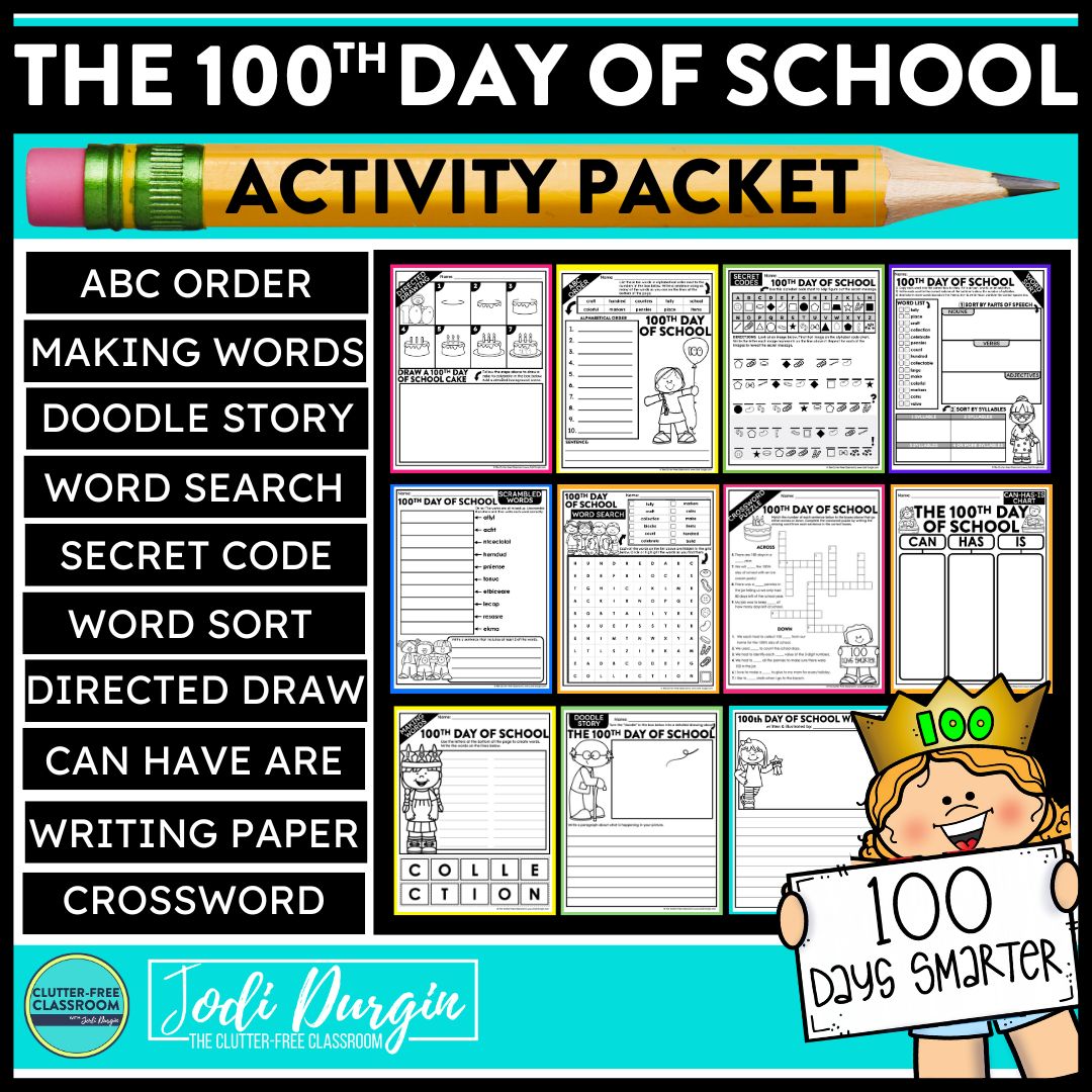 100th Day of School activities