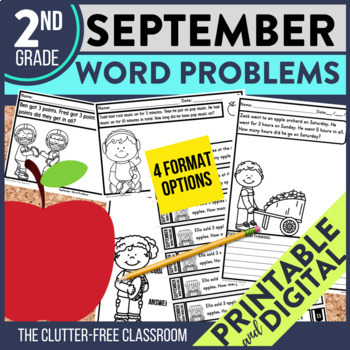2nd Grade September Word Problems