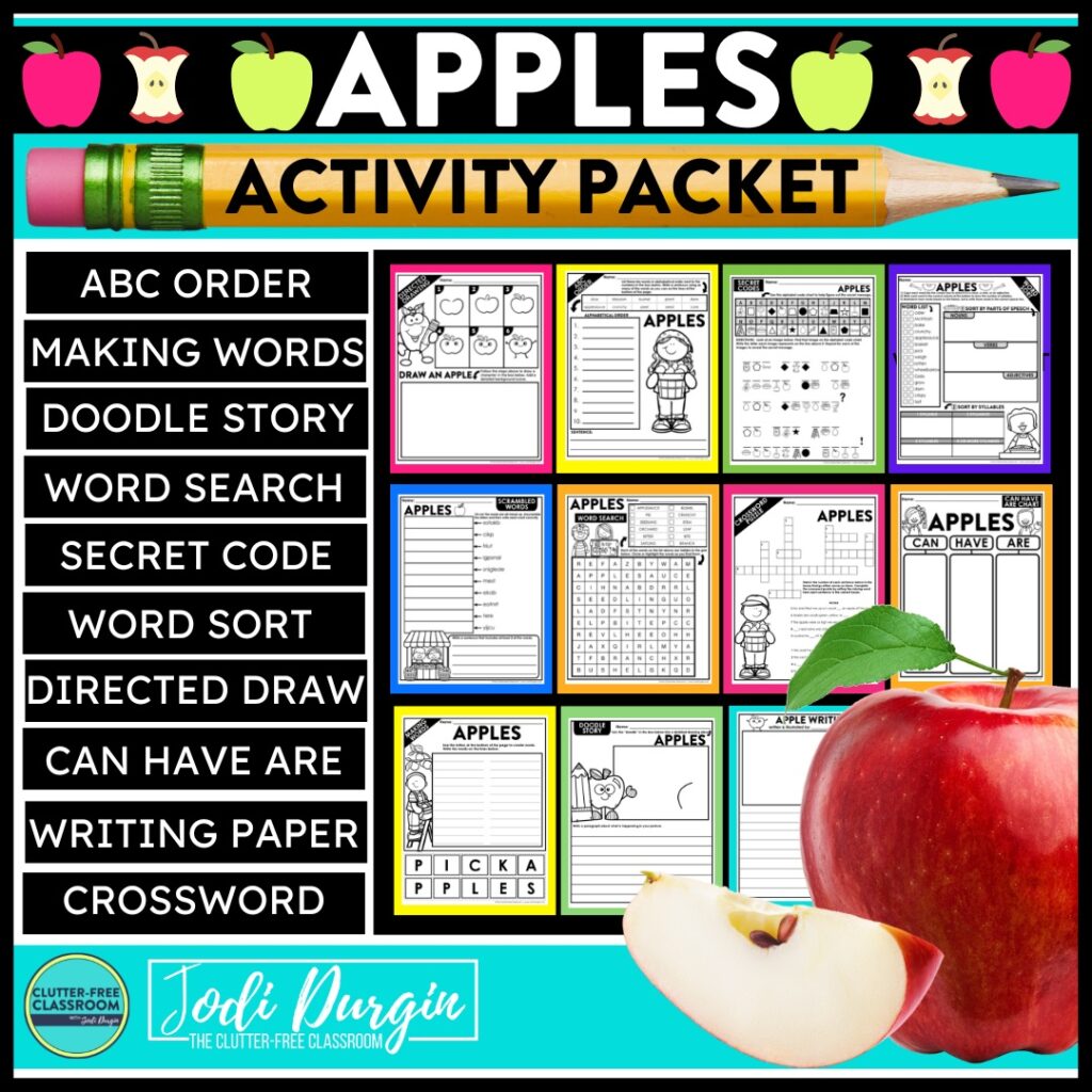 apples activity packet