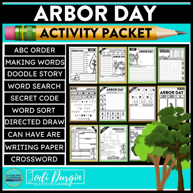 Arbor Day worksheets