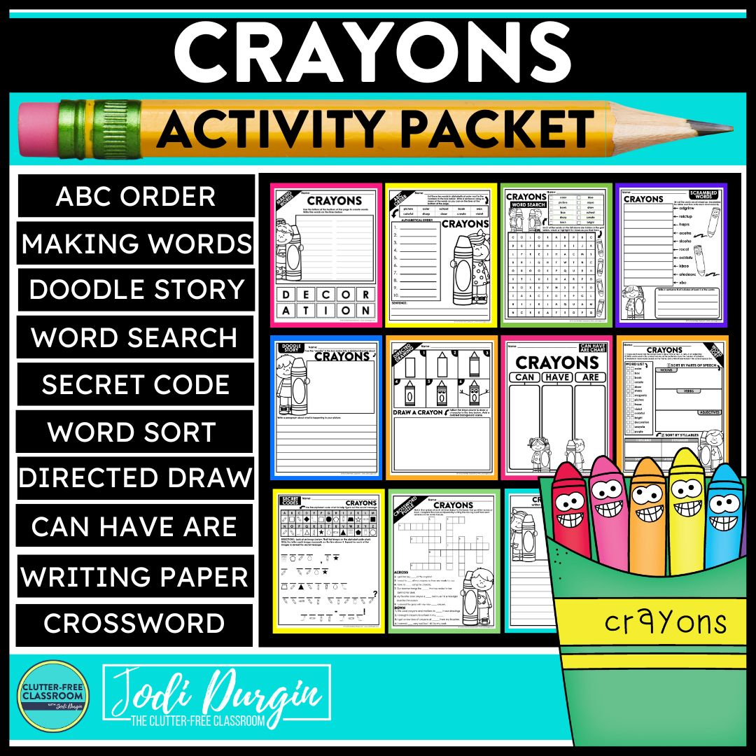 crayon worksheets